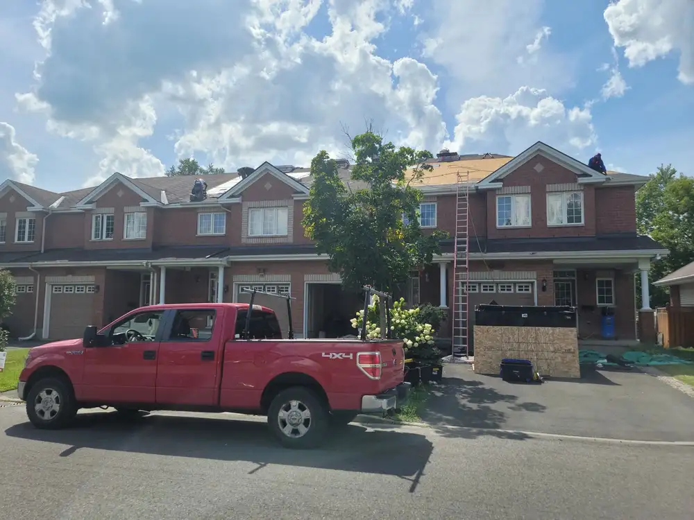 A completed roof by the Ready Roofing & Renovations crew.